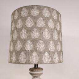 Pink Ochre Grey Drum Lampshade - thumbnail 4