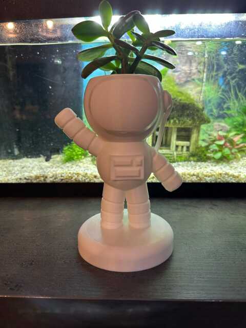 "Astronaut Gift Succulent Planter Airplant Holder ""Wee Jimmy Spaceman" - image 1