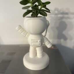 "Astronaut Gift Succulent Planter Airplant Holder ""Wee Jimmy Spaceman" - thumbnail 2