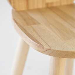 Wooden Chair With Bear Shape Back, Education Children Toddlers Daycare Furniture - thumbnail 2