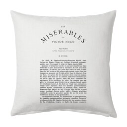 Les Mis??rables By Victor Hugo Pillow Cover - French Version , Book Pillow Cover, Throw Pillow, Cushion Cushion, Pillowcover - thumbnail 2