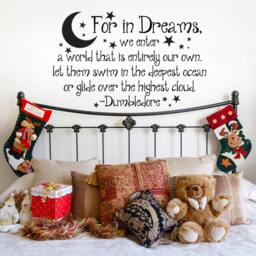 Baby Dreams Wall Decal, Kid Room Decor, Nursery Vinyl Quotes - 143 - thumbnail 1