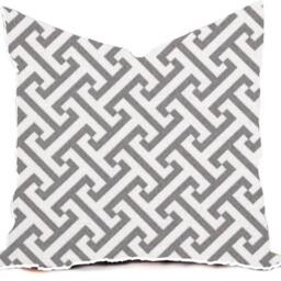 Outdoor Pillows Or Indoor Custom Cover - Red Grey Gray Taupe All Sizes 16x16 18x18 -Sham Toss Throw Accent Modern Geo Ikat - thumbnail 3