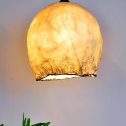 Handmade Parchment Paper Pendant Lamp Nordic Bedroom Lighting - thumbnail 3