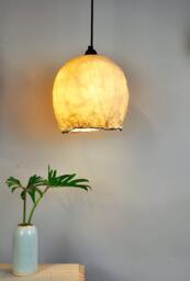 Handmade Parchment Paper Pendant Lamp Nordic Bedroom Lighting - thumbnail 1