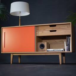 Midcentury Solid Timber Sideboard 07 - thumbnail 4