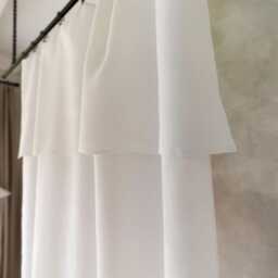 Linen Drop Cloth Curtains, Natural Curtain Panels, Custom Drapes, Window Treatments - thumbnail 3
