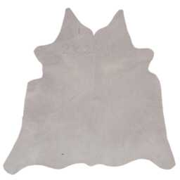Dark Brown Small Cowhide Rug - Genuine Hair-On Leather Skin For Elegant Home Decor - 41x47 Inches - thumbnail 3