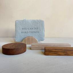 You Can Do Hard Things Mini Print - Letterpress On Botanical Dyed Handmade Paper - thumbnail 3