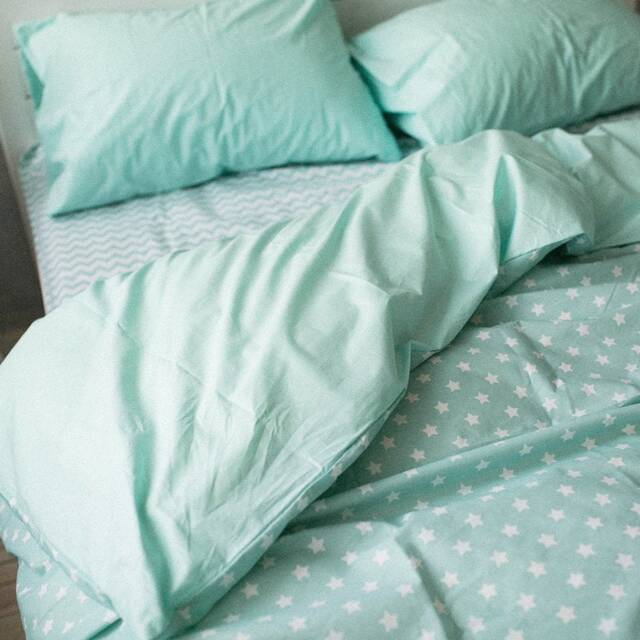 100% Cotton Pillowcase in Mint. Handmade Pillow Case Organic Slip Cover Natural Custom Sham European Us Sizes - image 1