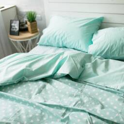 100% Cotton Pillowcase in Mint. Handmade Pillow Case Organic Slip Cover Natural Custom Sham European Us Sizes - thumbnail 4