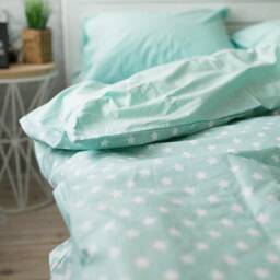 100% Cotton Pillowcase in Mint. Handmade Pillow Case Organic Slip Cover Natural Custom Sham European Us Sizes - thumbnail 3