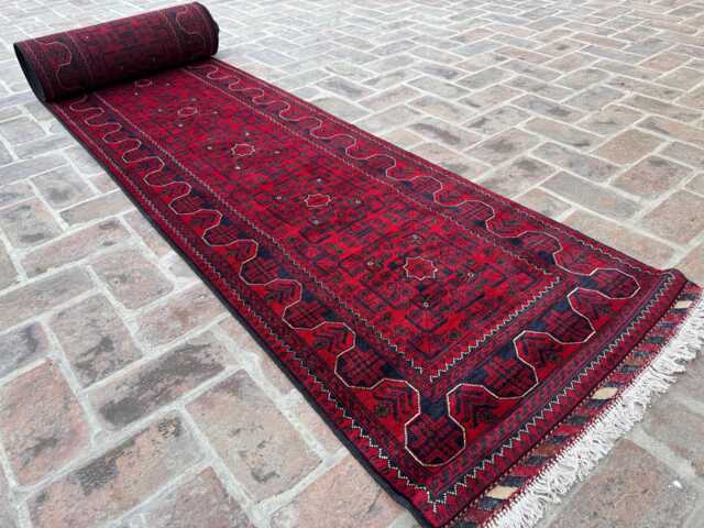 2'4x25'7 Khamyab Wool Runner - Authentic Hand-Knotted Extra Long Tribal Corridor Rug High Quality Oriental For Hallway, Living Room - image 1