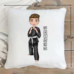 Personalized Karate Pillow Custom Martial Arts Gift - thumbnail 2