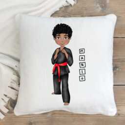 Personalized Karate Pillow Custom Martial Arts Gift - thumbnail 3