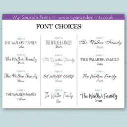 Personalized Bumble Bee Family Print Grandparent Mother's Day Gift, Watercolor Style - thumbnail 3