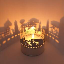 Jena Skyline Shadow Play - City Souvenir Candle Attachment