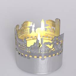 Jena Skyline Shadow Play - City Souvenir Candle Attachment - thumbnail 4