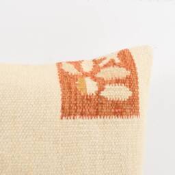 Handwoven Turkish Kilim Lumbar Pillow Cover Bohemian Home Decor - 16x24 Inch - thumbnail 3