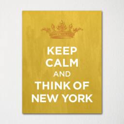 Keep Calm & Think Of New York - Any Location Available Fine Art Print Choice Color Purchase 3 Receive 1 Free - thumbnail 3