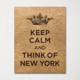 Keep Calm & Think Of New York - Any Location Available Fine Art Print Choice Color Purchase 3 Receive 1 Free - thumbnail 2