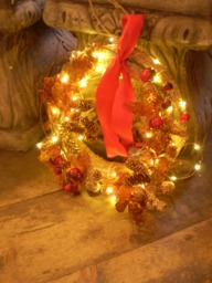 Danish Rustic, Scandinavian Highly Fragrant Led Light Lite Christmas Door Wreath, .internal Use Only - thumbnail 1