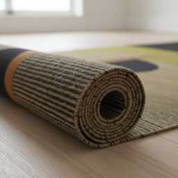 Handmade Olive Green & Black Flat Weave Kilim Runner Rug, Minimalist Living Room Carpet - thumbnail 3