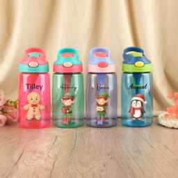 Personalized Kids Toddler Plastic Cup, Custom Santa Claus Design, Vintage Christmas Childs Back To School, Granddaughter, Grandson - thumbnail 3