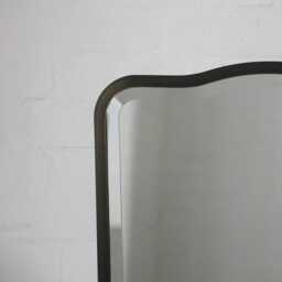 Art Deco Inspired Bevelled Mirror With Bronze Patina Frame - Vintage N.4 - thumbnail 3