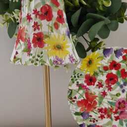 Beautiful Decoupaged Vibrant Floral Usb Rechargeable Table Lamp. Indoor/Outdoor Lamp.hand Decorated - thumbnail 3
