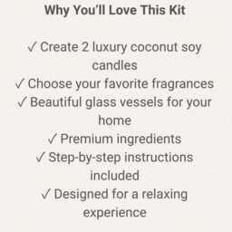 Luxury Candle Making Kit Diy Soy Wax Craft For Beginners Supplies Handmade Gift Creative Hobby Home Decor Relaxing Date Night - thumbnail 3