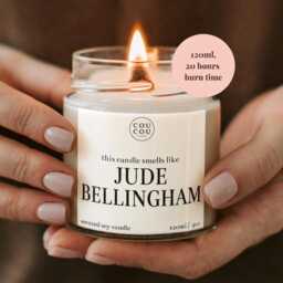 Jude Bellingham Gift Candle, England World Cup 2026, Funny Football Present - thumbnail 2