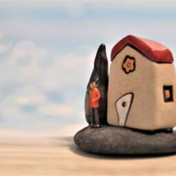 Small Whimsical Art Object, Unique Gift For Boss, Office Decor & Desk Accessories - thumbnail 2