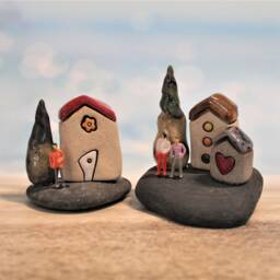 Small Whimsical Art Object, Unique Gift For Boss, Office Decor & Desk Accessories - thumbnail 4