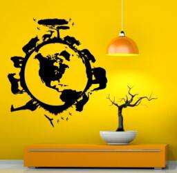 African Safari Wall Decal Vinyl Stickers Animals Housewares Art Interior Bedroom Removable Home Decor - 3Sfr1 - thumbnail 1