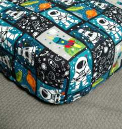 Space Astronaut Crib Sheet Cotton Or Flannel Baby Bedding - thumbnail 1