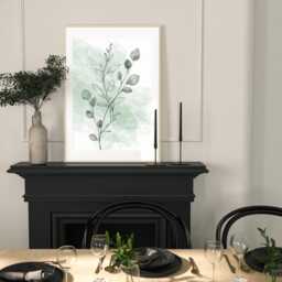 Neutral Wall Prints, Botanical Bedroom Line, Sage Green Home Decor, Hand Drawn Plants, Set Of 3 Prints - thumbnail 3