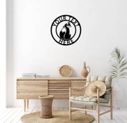 Fox Metal Wall Decor - Personalised Home Art Hangings Garden House Decoration - thumbnail 1