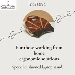 Special Cushioned Laptop Stand With Mouse & Keyboard Pad - thumbnail 3