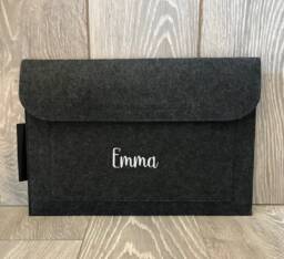 Personalised Work Folder, Custom Made, Document Holder, Planning Project Felt Folder