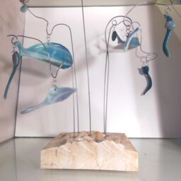 Flying Fish Glass Mobile - thumbnail 3