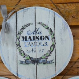 Garden Signs For Farmhouse Decor French Garden Wooden Signs - thumbnail 2