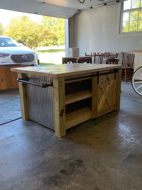 Farmhouse Kitchen Island - image 1