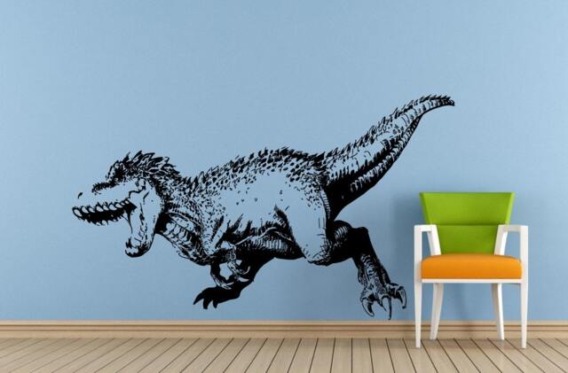 Dinosaur Ancient Animal Predator T-Rex Reptile Window Or Wall Car Vinyl Peal & Stick Removable Sticker Decal L1512 - image 1
