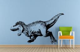 Dinosaur Ancient Animal Predator T-Rex Reptile Window Or Wall Car Vinyl Peal & Stick Removable Sticker Decal L1512 - thumbnail 1