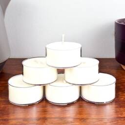 Pumpkin Spice Soy Tea Light Candles - 6 - Halloween Candle Fall - thumbnail 3