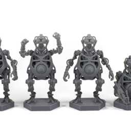 Robot Yeti - The Whorkshop - 121 Eaglemoss Scale 3D Print Figurine - thumbnail 3