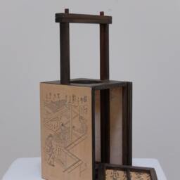 Japanese Style Lantern, Handmade With Solid Wood. - Wl4 - thumbnail 3