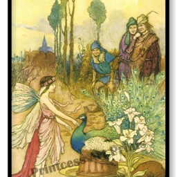 Warwick Goble Fairy Art Prints, 1920S Book Illustrations, Set Of 3 - thumbnail 3