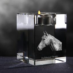 Holsteiner - Crystal Candlestick With Horse, Souvenir, Decoration, Limited Edition, Collection - thumbnail 3